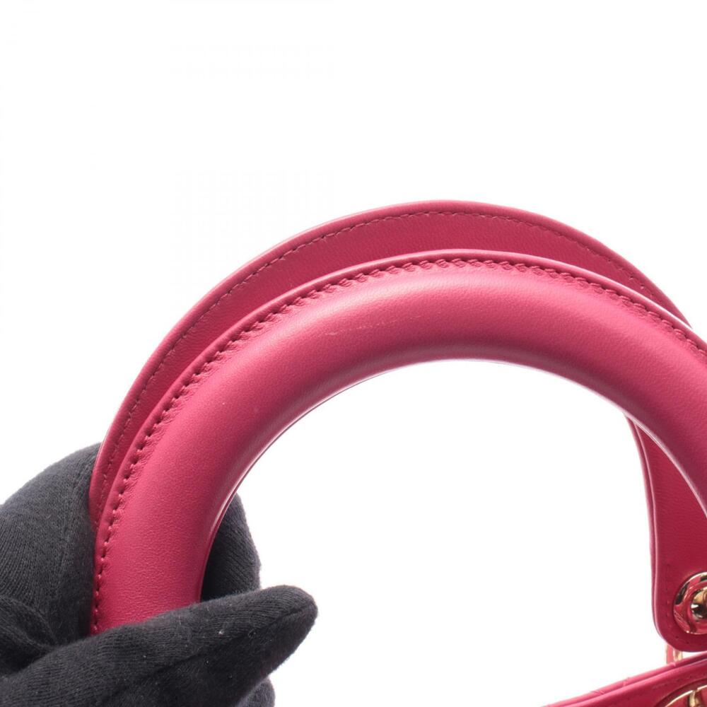 Dior leather LADY handbag pink - Picture 5 of 6